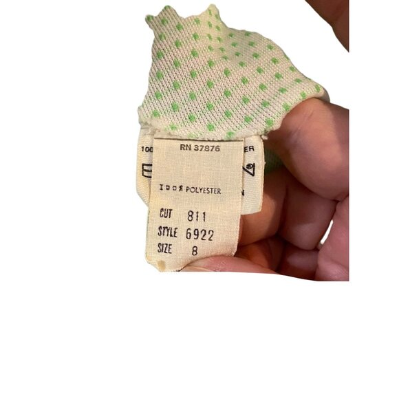 Jones 3/4 Sleeve Maxi Dress Green Size 8 Vintage Retro Minimalist 60s Mod Boho - Picture 4 of 15